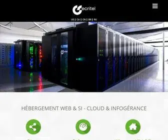 Ecritel.fr(Hébergement) Screenshot