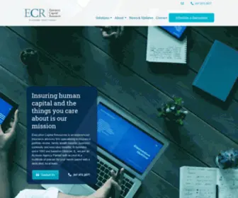 ECRLLC.com(Insurance Advisory Firm) Screenshot