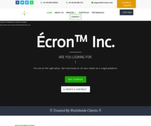 Ecroninc.com(Ecroninc) Screenshot