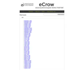 Ecrow.org(ECrow Newsletter) Screenshot