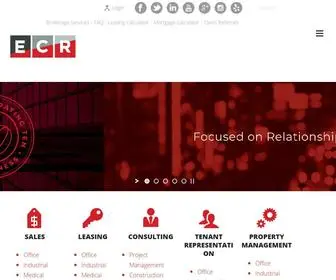 ECRTX.com(Austin & San Antonio's Commercial Real Estate Company) Screenshot