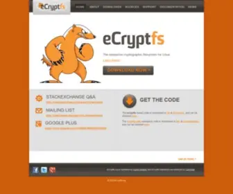 Ecryptfs.org(Ecryptfs) Screenshot