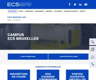 ECS-Bruxelles.com(ECS) Screenshot