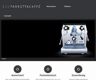 ECS-Caffe.de(Parrottacaffé GmbH) Screenshot