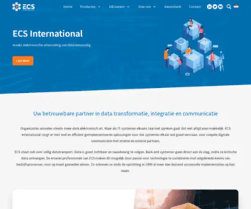 ECS-Europe.com(Managed File Transfer and Secure File Transfer software for AS2) Screenshot