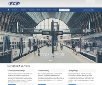 Ecsconn.com(ECS Electronic Connector) Screenshot