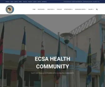 Ecsahc.org(ECSA Health Community) Screenshot