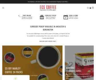 Ecscoffee.com(ECS Coffee) Screenshot