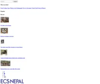ECS.com.np(Nepal, Culture, Heritage) Screenshot