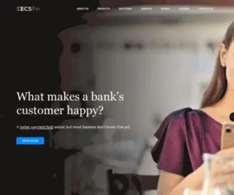 Ecsfin.com(A Systems Approach to Messaging & Transaction Processing Solutions) Screenshot