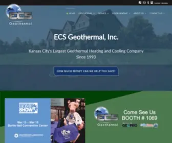 Ecsgeothermal.com(Kansas City's Largest Geothermal Heating and Cooling Company) Screenshot