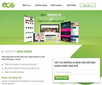 Ecsgroup.com.vn(Website B) Screenshot