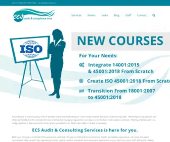 Ecshelp.com(Your Source For Internal Auditing & Compliance Consultations for ISO) Screenshot
