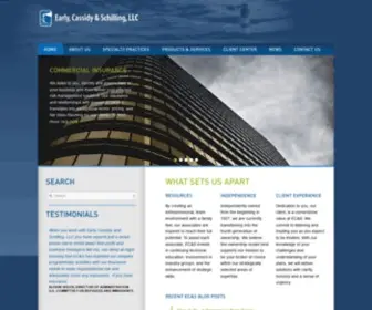 Ecsinsure.com(Early, Cassidy & Schilling) Screenshot