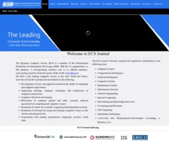 Ecsjournal.org(Egyptian Computer Science Journal) Screenshot