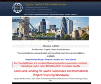 ECSL.net(Investment Banking) Screenshot