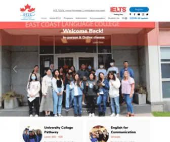 Ecslcanada.com(East Coast Language College (ECLC)) Screenshot