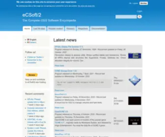 Ecsoft2.org(The Complete OS/2 Software Encyclopedia) Screenshot