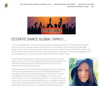 EcstatiCDanceGlobal.org(Ecstatic Dance Global) Screenshot