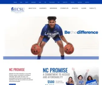 Ecsu.edu(Elizabeth City State University) Screenshot