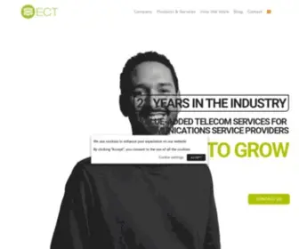 ECT-Telecoms.com(European Computer Telecoms AG) Screenshot