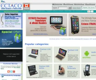 Ectaco.ca(Ectaco Canada) Screenshot