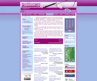 Ectap.ro(Theoretical and Applied Economics) Screenshot