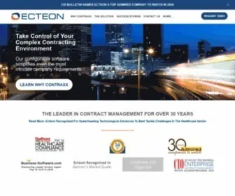 Ecteon.com(We created the first contract lifecycle management (CLM)) Screenshot