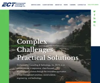 Ectinc.com(Environmental Consulting & Technology) Screenshot