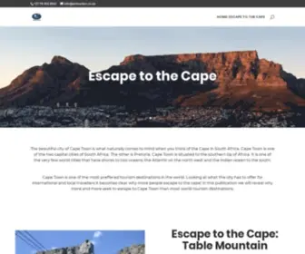 Ectourism.co.za(Escape to the Cape) Screenshot