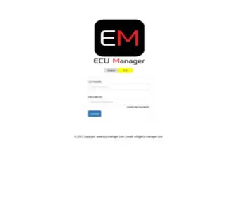 Ecu-Manager.com(ECU Manager) Screenshot
