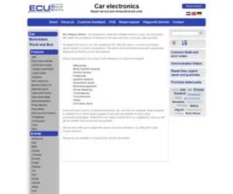 Ecu-RC.nl(Welkom bij ECU Repair Centre) Screenshot