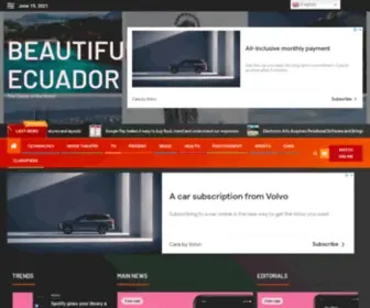 Ecuadorbonita.com(El Centro del Mundo) Screenshot