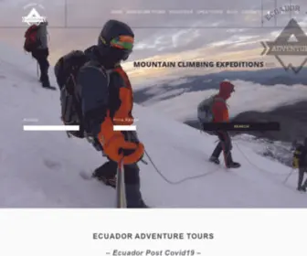 Ecuadorecoadventures.com(Ecuador Eco Adventures) Screenshot