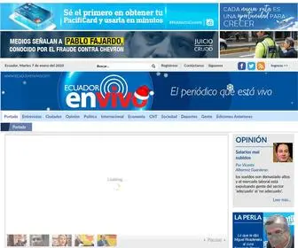 Ecuadorenvivo.com(Noticias Ecuador) Screenshot