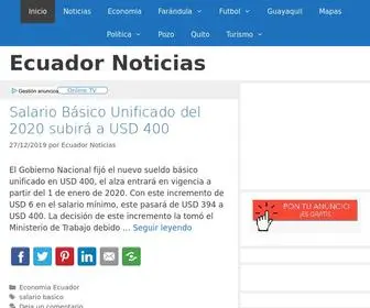 Ecuadornoticias.com(Ecuador Noticias) Screenshot