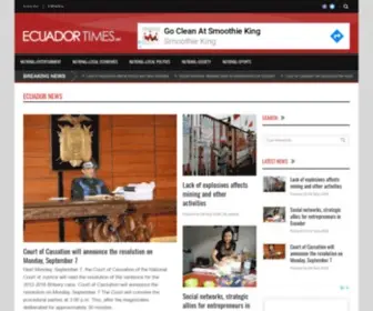 Ecuadortimes.net(Breaking News) Screenshot