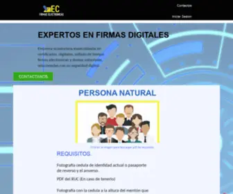 Ecuafirmas.com(Ecuafirmas) Screenshot