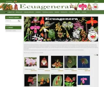Ecuagenera.com(Orchids of Ecuador) Screenshot