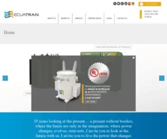 Ecuatran.com(Energía que transforma al mundo en Ecuador) Screenshot