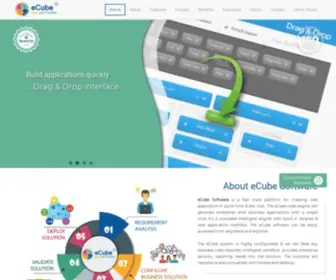Ecubesoftware.com(Rapid Application Development Software) Screenshot