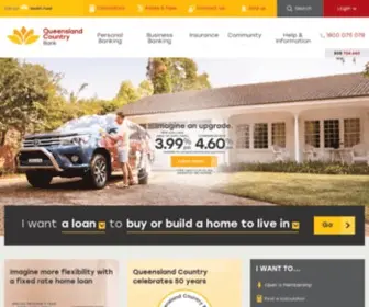 Ecu.com.au(Queensland Country Bank) Screenshot