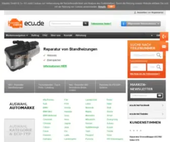 Ecu.de(Reparatur von Steuergeräten) Screenshot