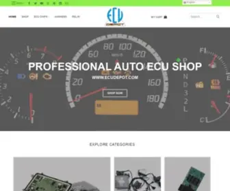 Ecudepot.com(Auto ECU Repair Solution Center) Screenshot