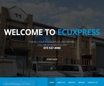 Ecuexpress.co.za(ECU) Screenshot