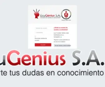 Ecugeniussa.com(Redireccionar) Screenshot