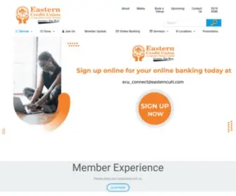 Ecunewexperience.com(Membership, Online Banking, Borrow, Save, Insurance) Screenshot