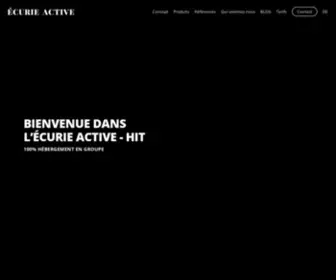 Ecurie-Active.fr(Écurie Active) Screenshot