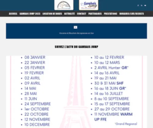 Ecurienessi.com(Ecurie de propriétaires Compétition CSO Dressage 30 min de Paris Yvelines 78) Screenshot
