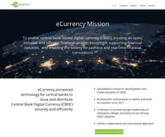 Ecurrency.net(CBDC) Screenshot